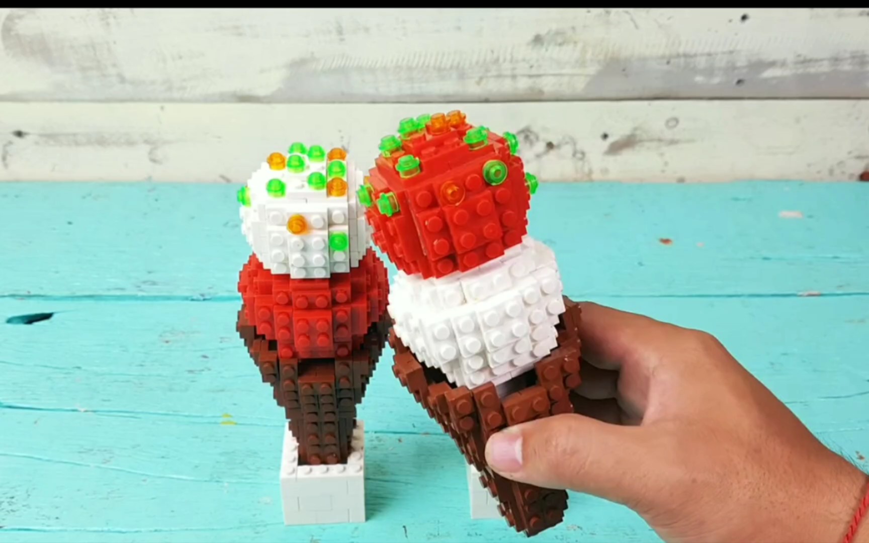 【乐高定格】 自制甜筒冰淇淋