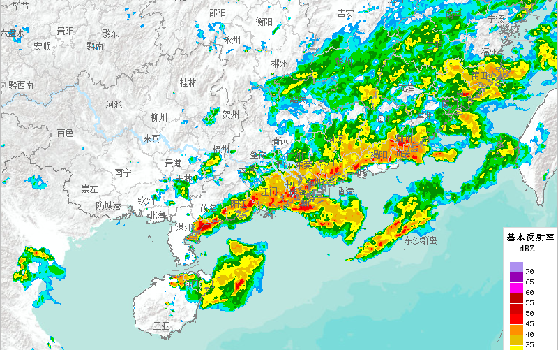 【雷达存档】2022年5月10日14日 华南大范围强降水过程雷达图哔哩哔哩bilibili