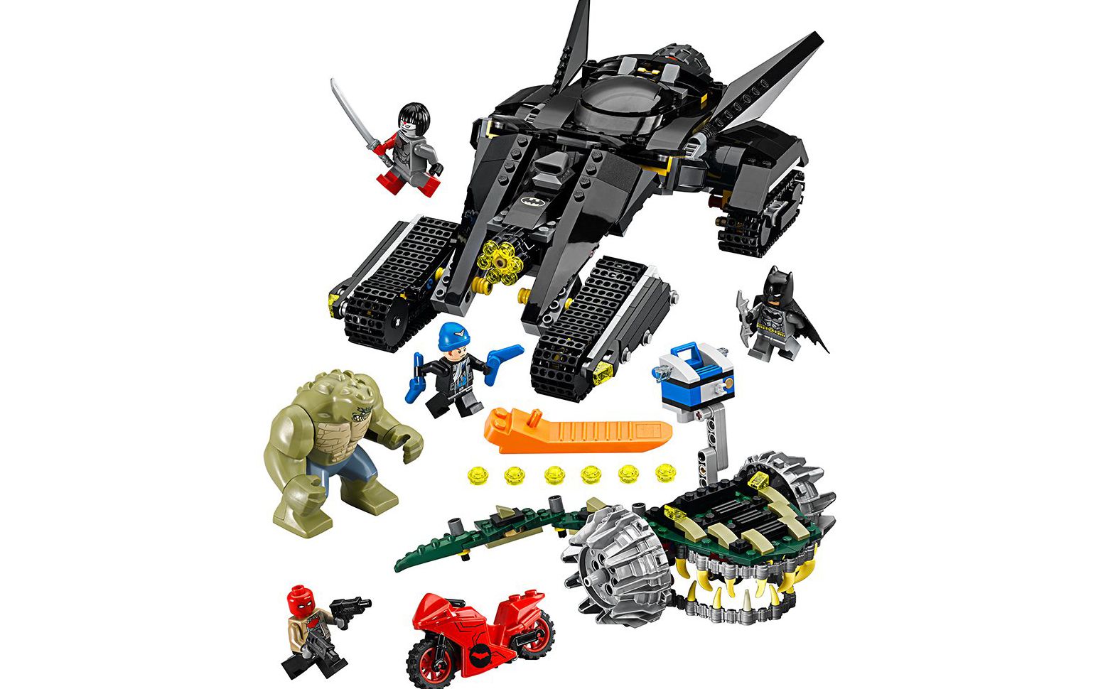 乐高 lego 76055 超级英雄 蝙蝠侠鳄鱼杀手之战 2016速拼评测