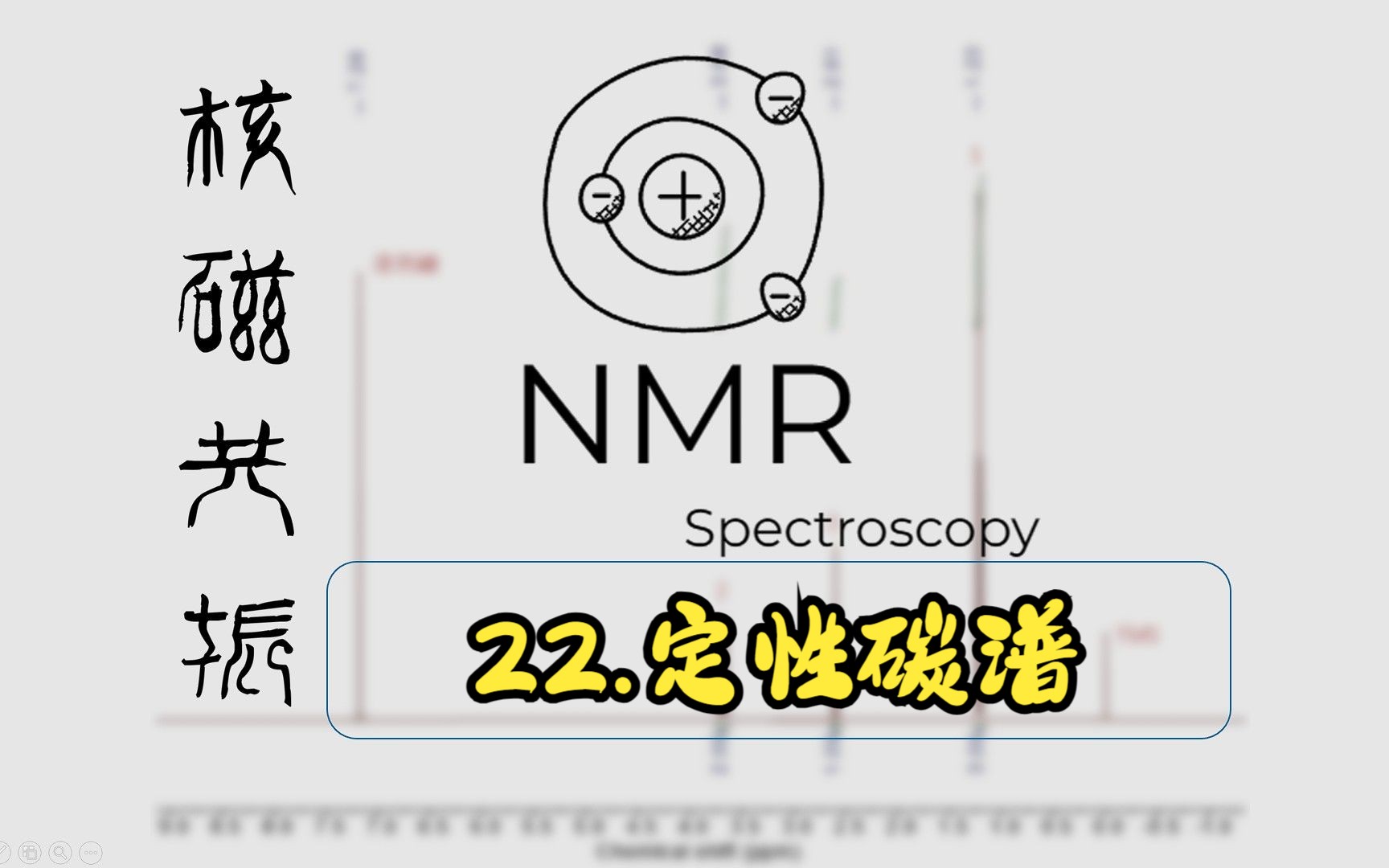 【NMR】核磁共振波谱基础原理剖析——P22.定性碳谱哔哩哔哩bilibili