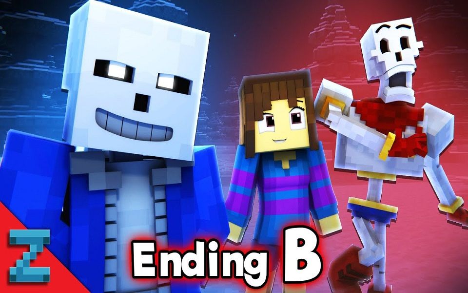 zaminationwaydeeperdown更加深入我的世界传说之下音乐动画结局b歌曲