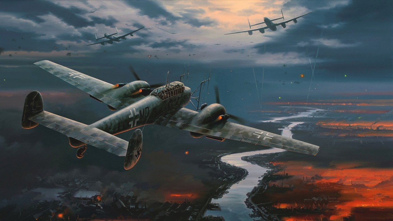 浴血长空五级霸主bf110g4空战试玩