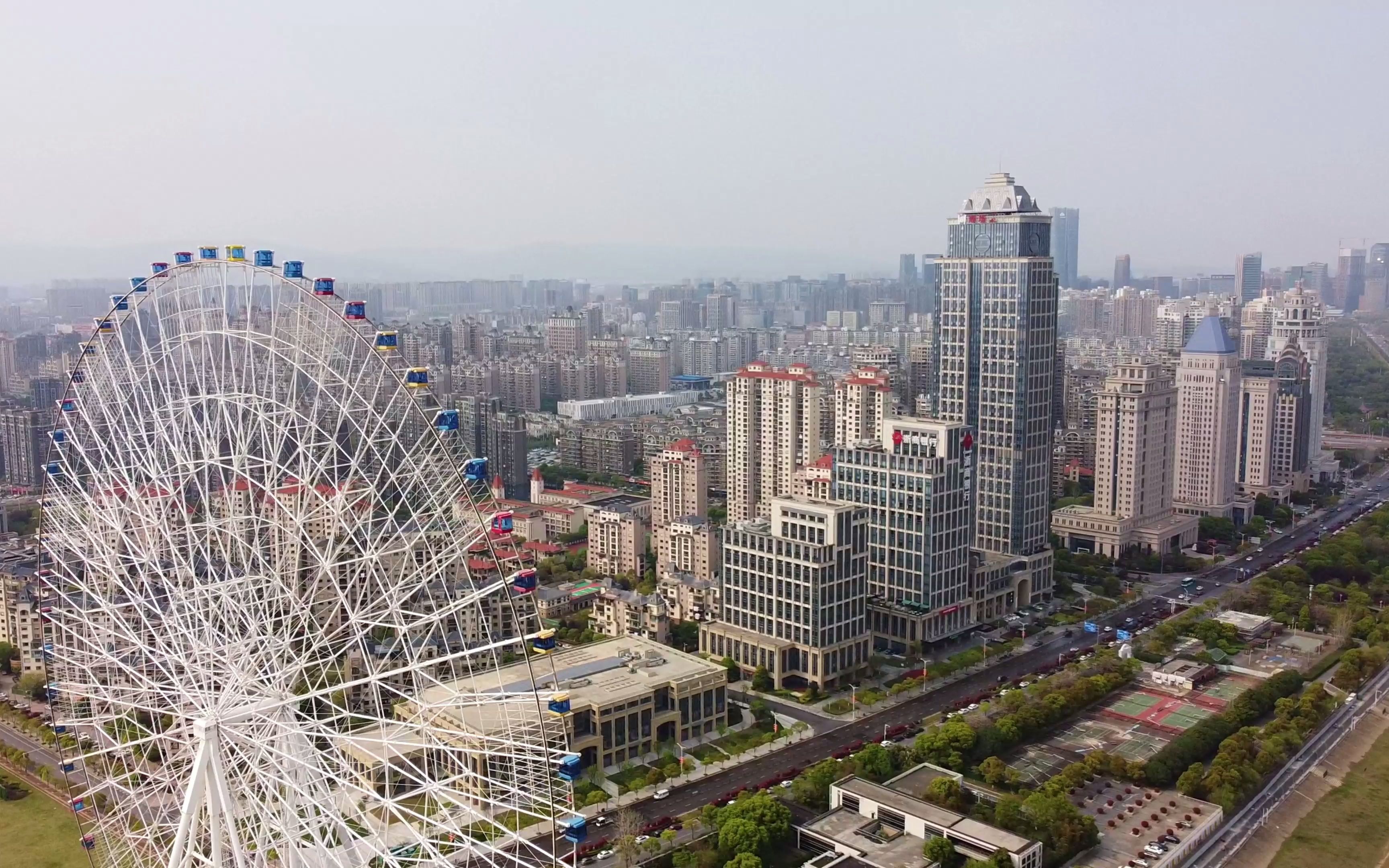 南昌大学研究生vlog航拍南昌之星x朝阳大桥换个视角看风景