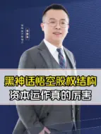 Download Video: 黑神话悟空的股权架构：很多股权知识点和资本运作方法，你看懂了吗？