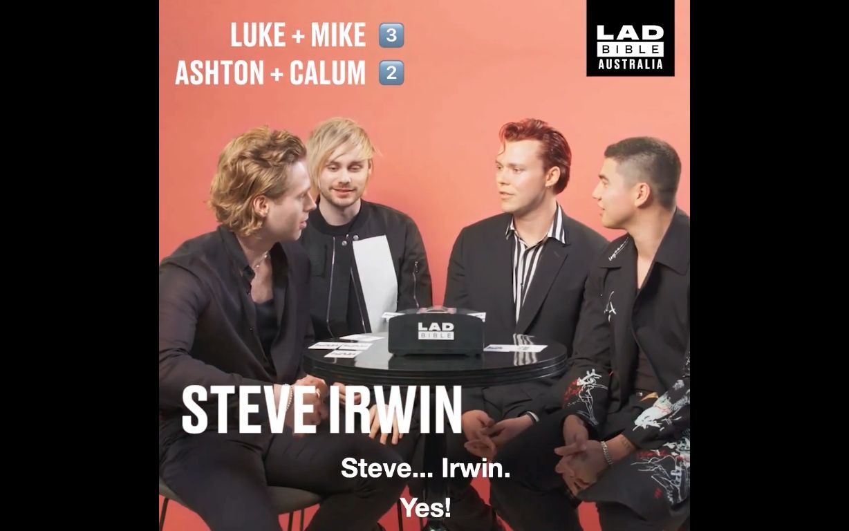 [图]【5 Seconds of Summer】First Impressions Game for LAD Bible