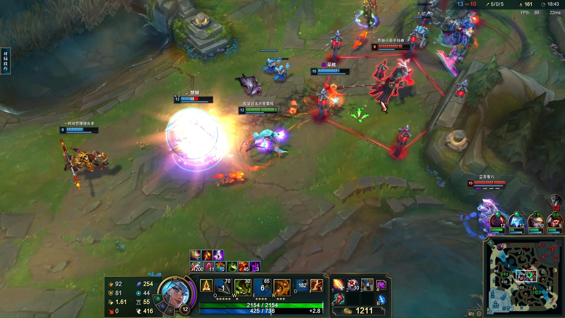 lol游戏回放-jug(豹女vs男枪,赢)