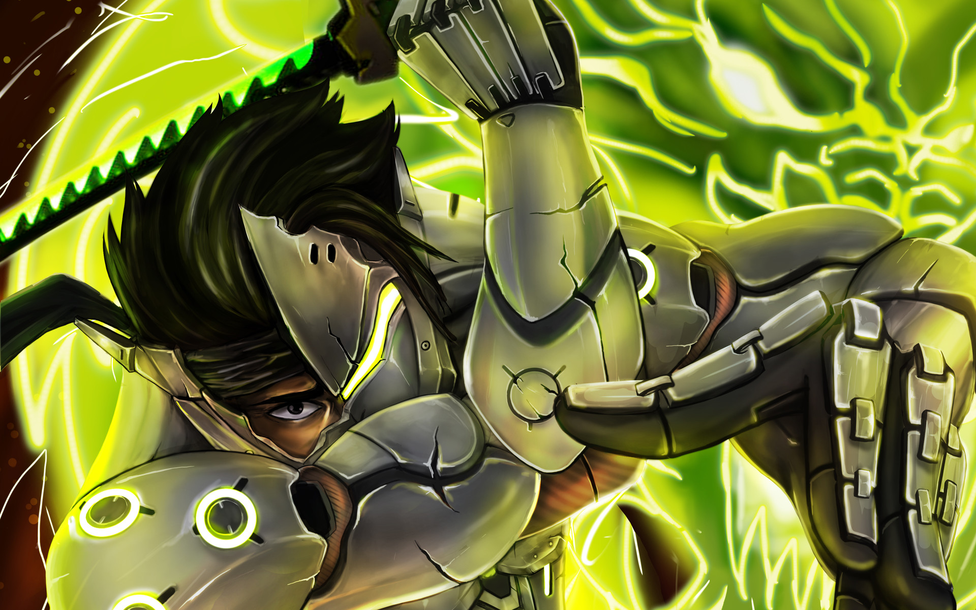 燃向源氏武士之魂守望先锋