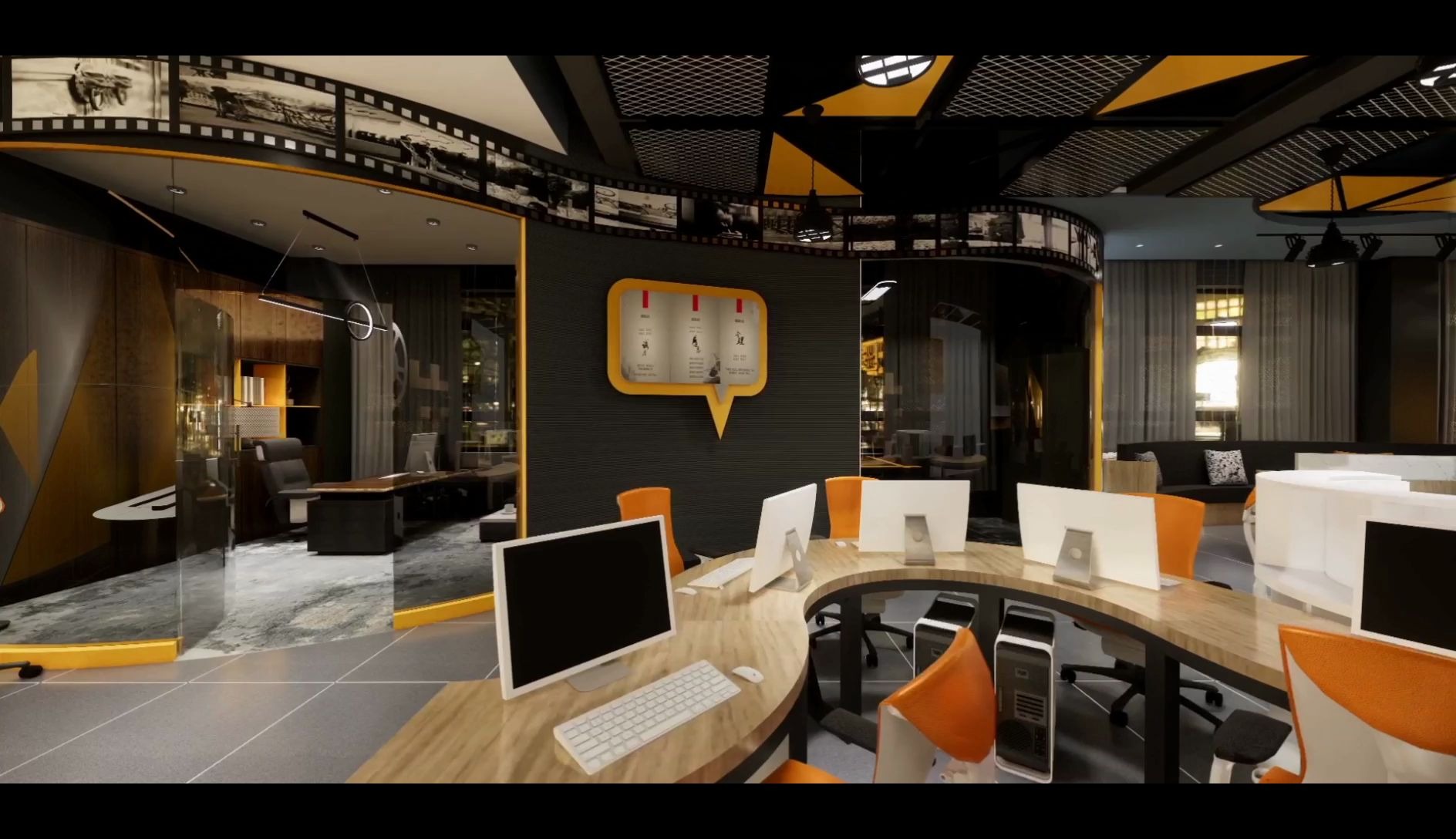 寒川影视传媒办公空间设计