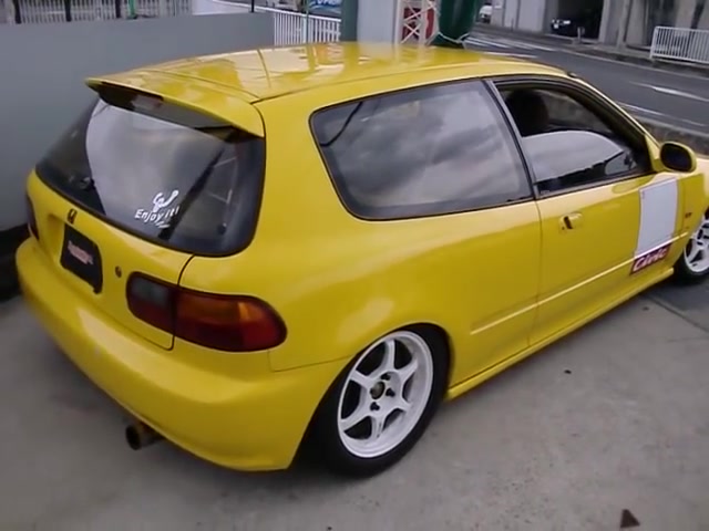 本田思域 eg6 b16b改1800cc 声浪展示 !cvic大阪环状线 jdm