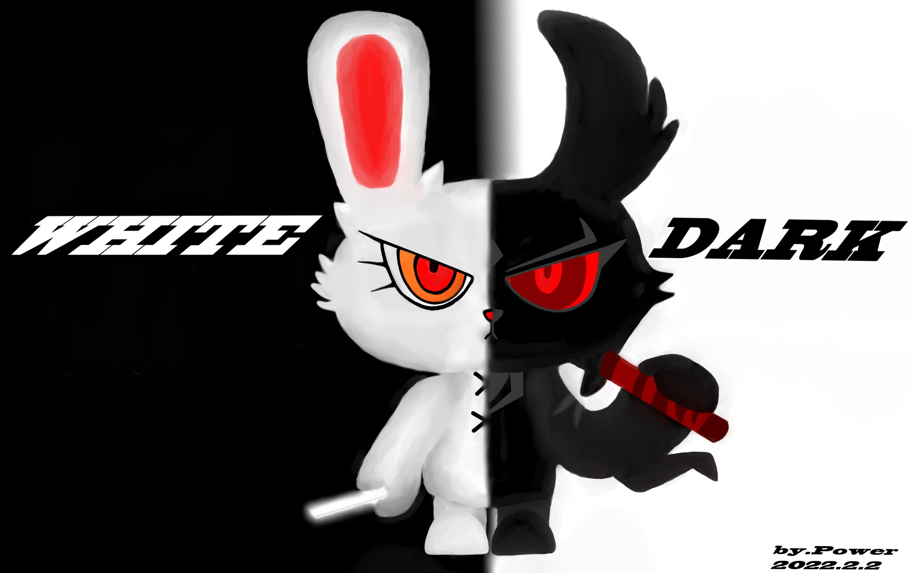 活动作品给血兔剃毛