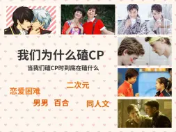 Tải video: 我们为什么热衷于磕CP，当我们磕CP时到底在磕什么