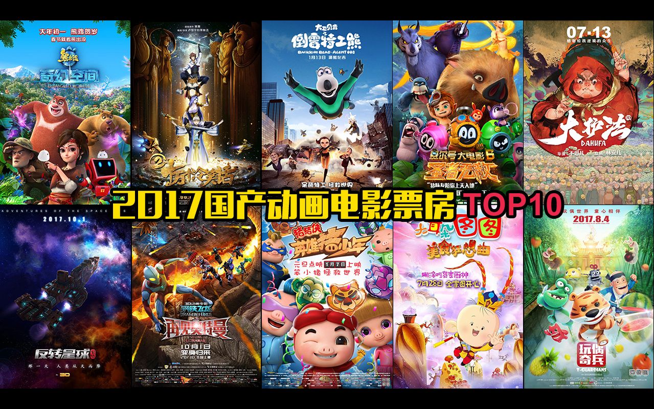 [图]【国漫音乐汇】电影篇||第4幕：2017年国产动画电影票房TOP10