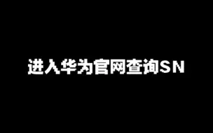 Download Video: 开箱 下  查询SN步骤