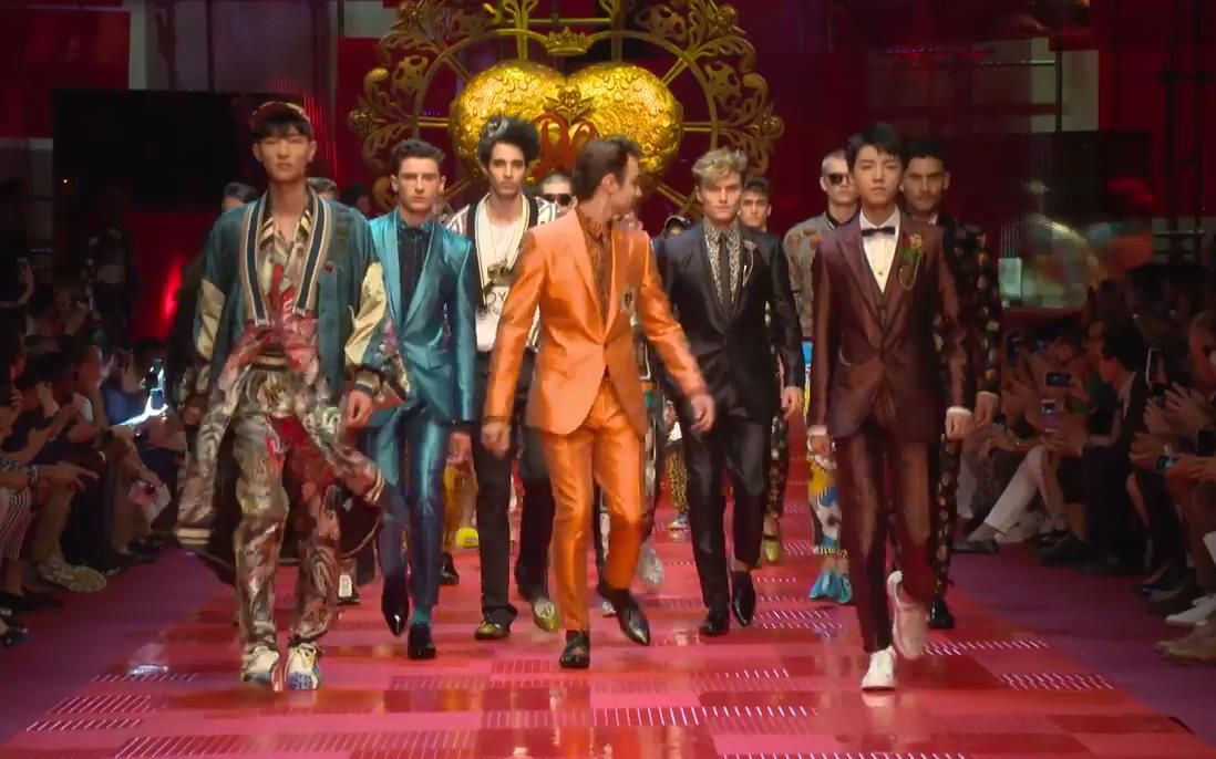 [图]Dolce & Gabban 2018 春夏Alta Sartoria 男装走秀