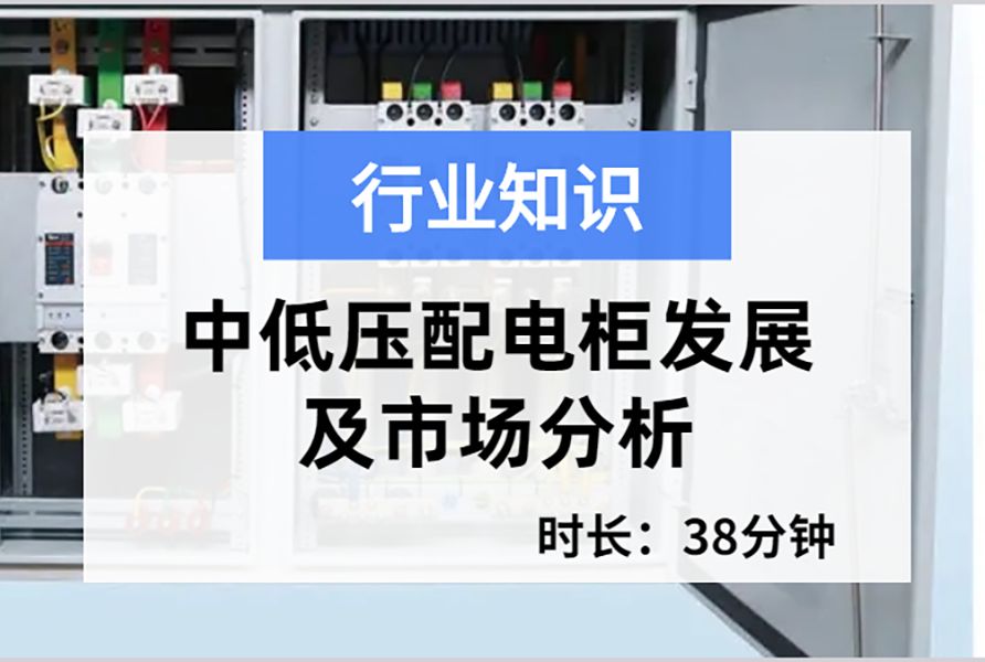 [图]中低压配电柜发展及市场分析