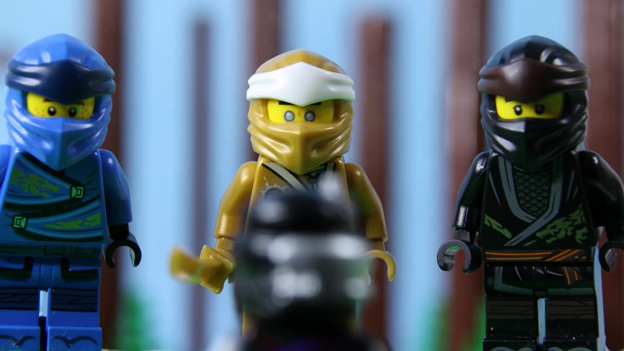 lego ninjago golden zane fight停止动作lego ninjago zane英雄!