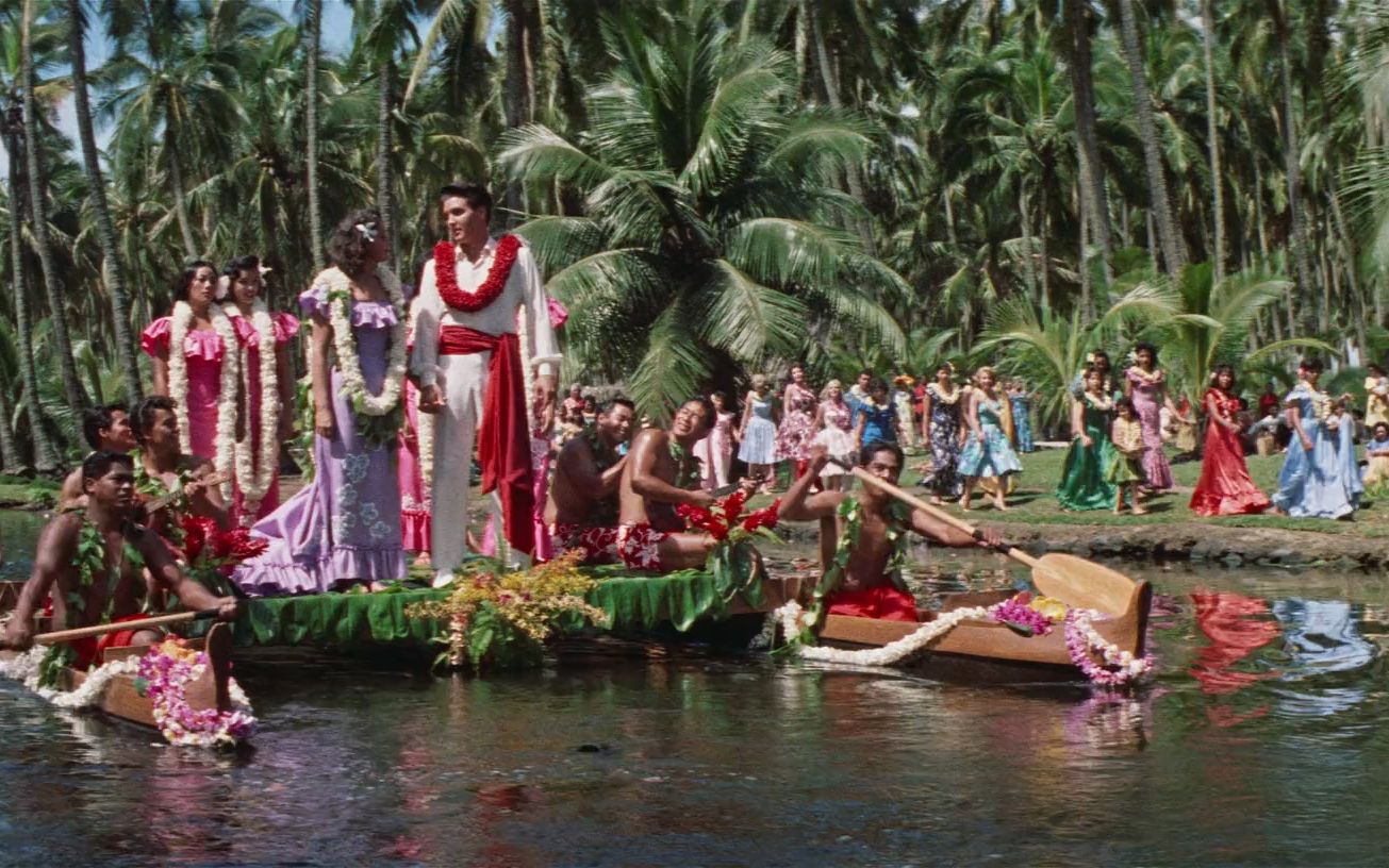 猫王电影 蓝色夏威夷 大自然的画布