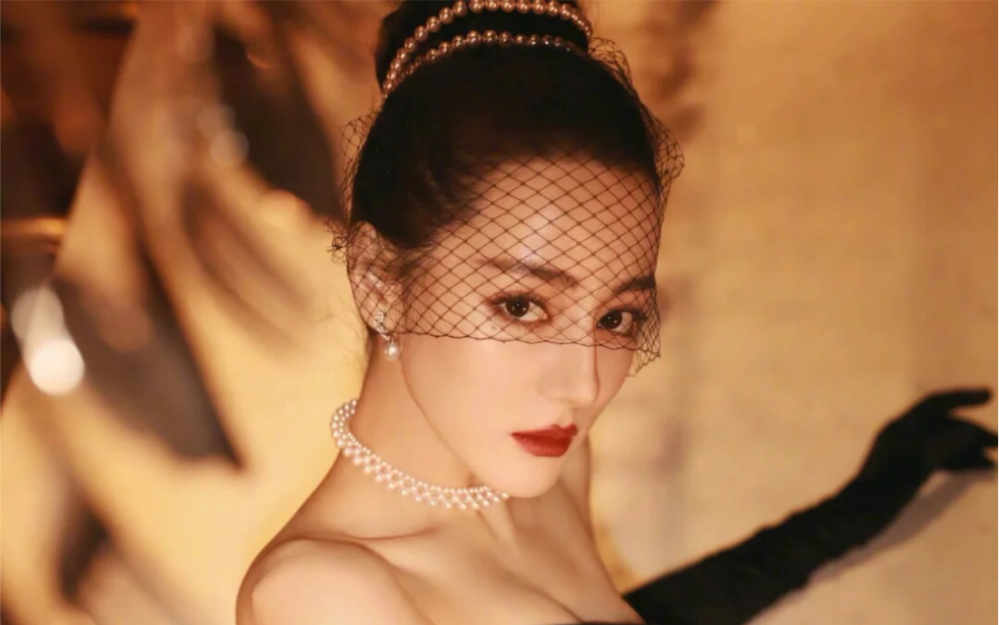 迪丽热巴微博之夜绝美造型同款珍珠项链复古优雅气质名媛馨艺手作