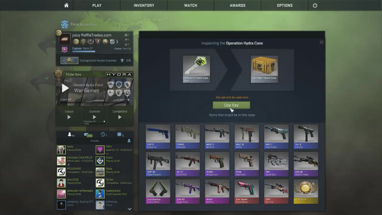 连开csgo全新九头蛇大行动20箱!