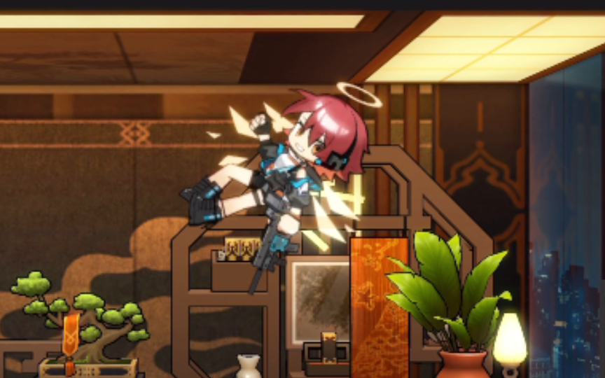 【明日方舟】能天使新皮肤午夜邮差实战效果&基建动作