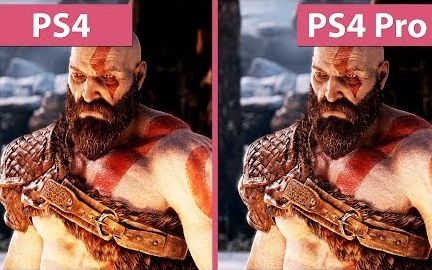 [图]《战神4》PS4与PS4 Pro画面及帧数对比