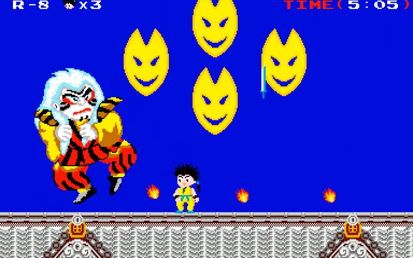 快杰洋枪1-arcade archives kid niki radical ninja fc街机游戏通关