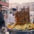 新疆路边摊羊杂米肠子堆成山卖，25/公斤喝汤免费，来5块的淡淡嘴