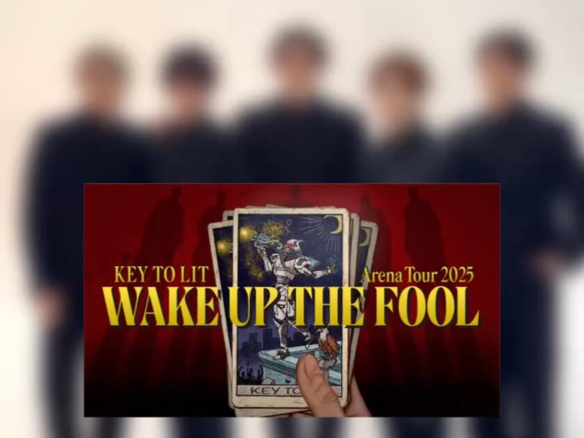 KEY TO LIT Arena Tour 2025 WAKE UP THE FOOL」グッズ撮影の様子をお