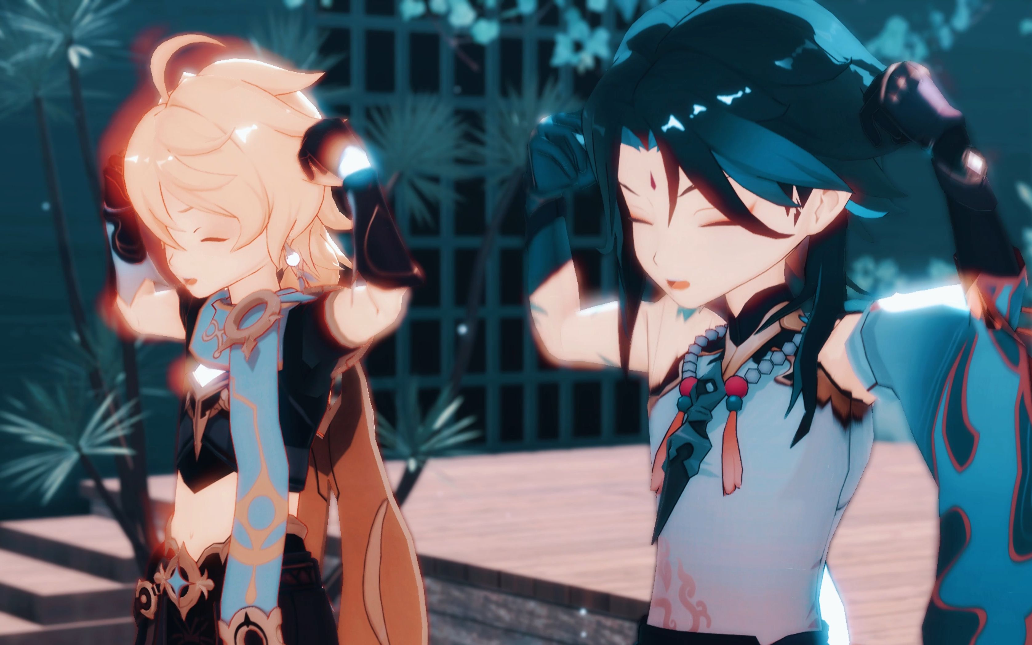 【原神mmd】☆ 魈空的勇气大爆发 ☆-善良的阿周-默认收藏夹-哔哩哔哩