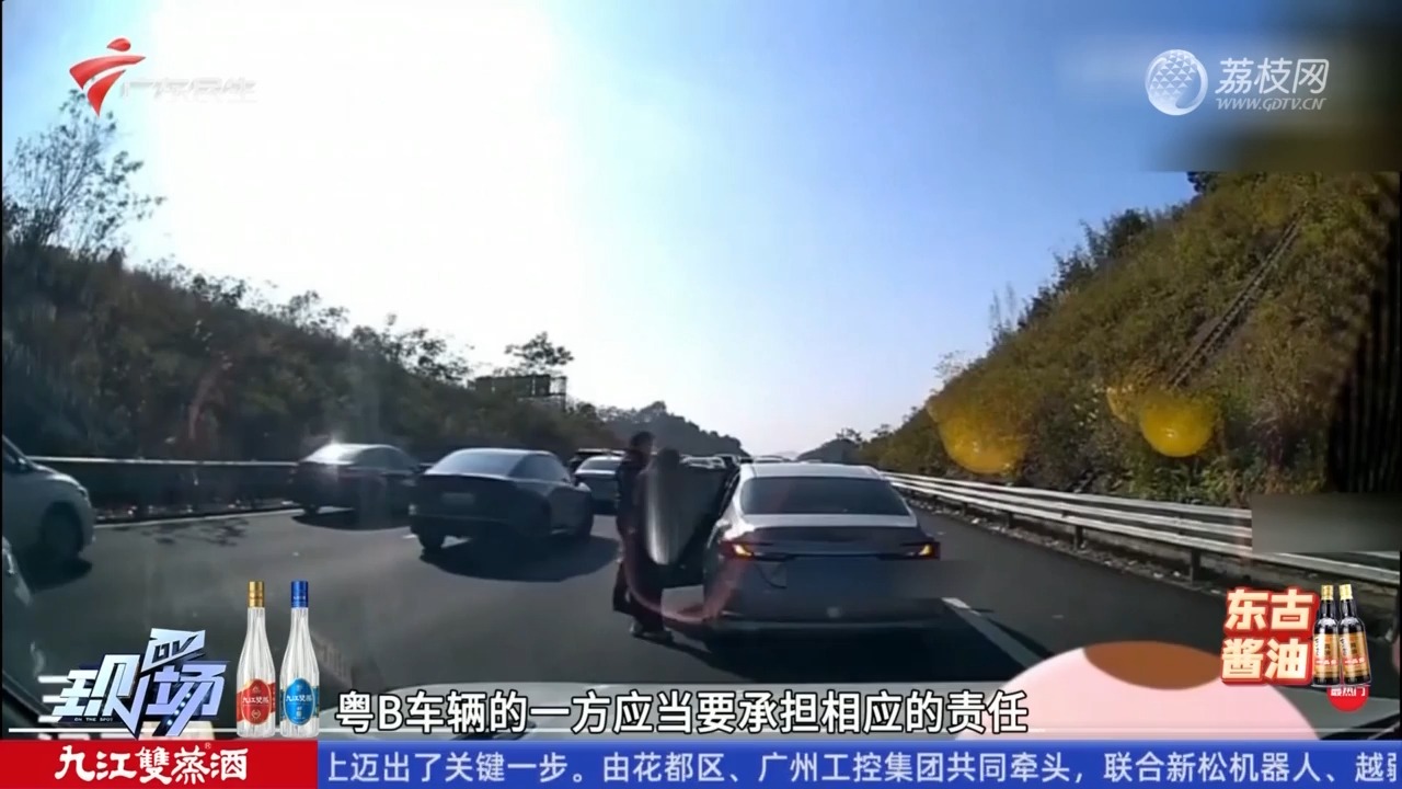 【粤语新闻】惠州：小孩高速路上下车被应急车道上汽车撞飞 事件引发热议