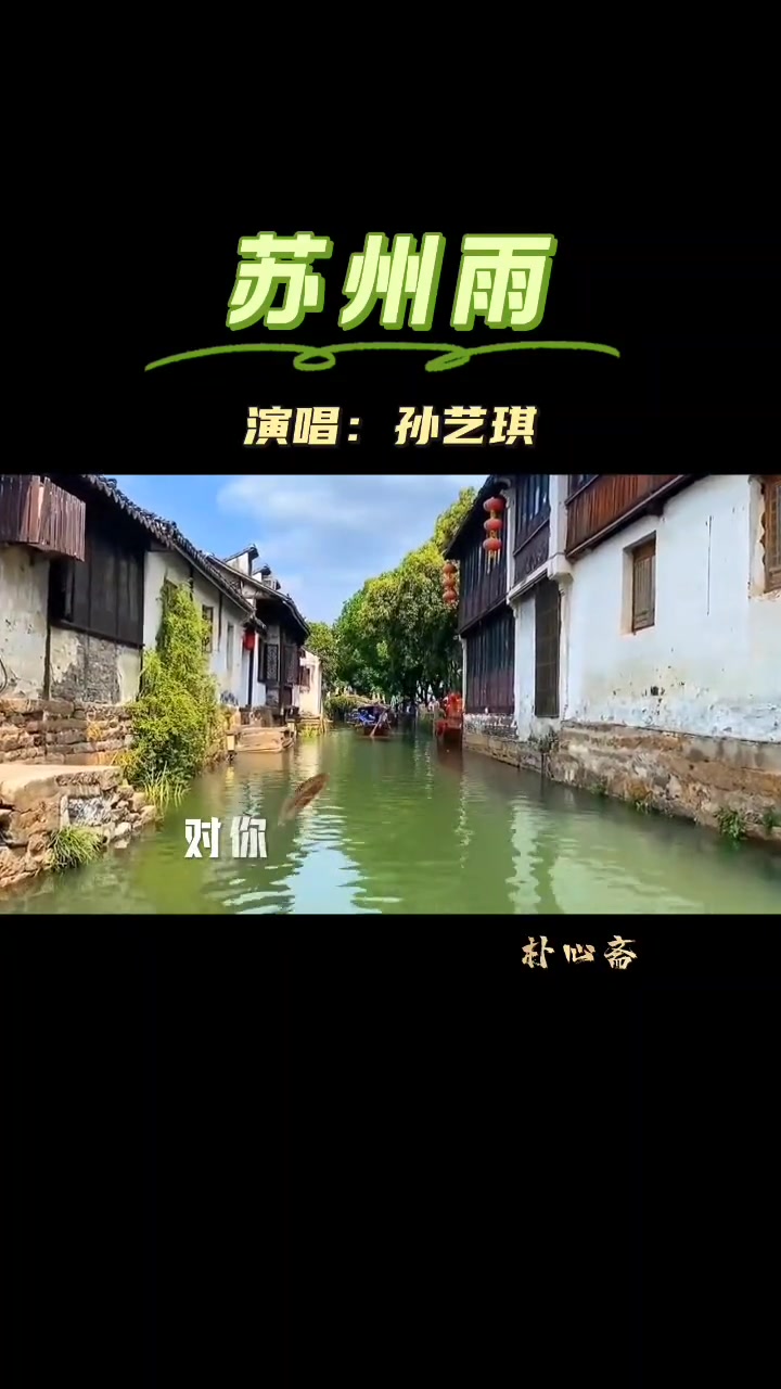 音乐苏州雨孙艺琪演唱DOU小助手哔哩哔哩bilibili