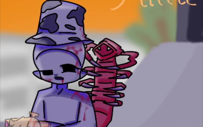 slendytubbies绘画鬼三新怪龙虾宝宝