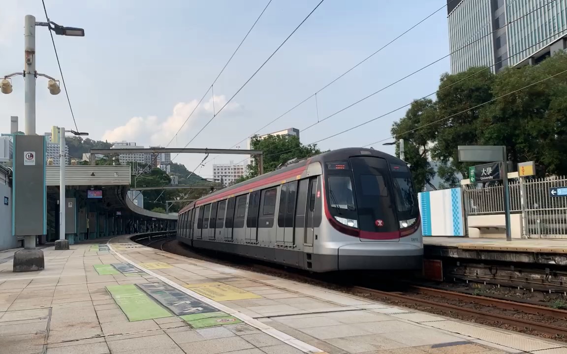 港铁东铁线韩制rtraind010d012出大学站d022d024进大学站