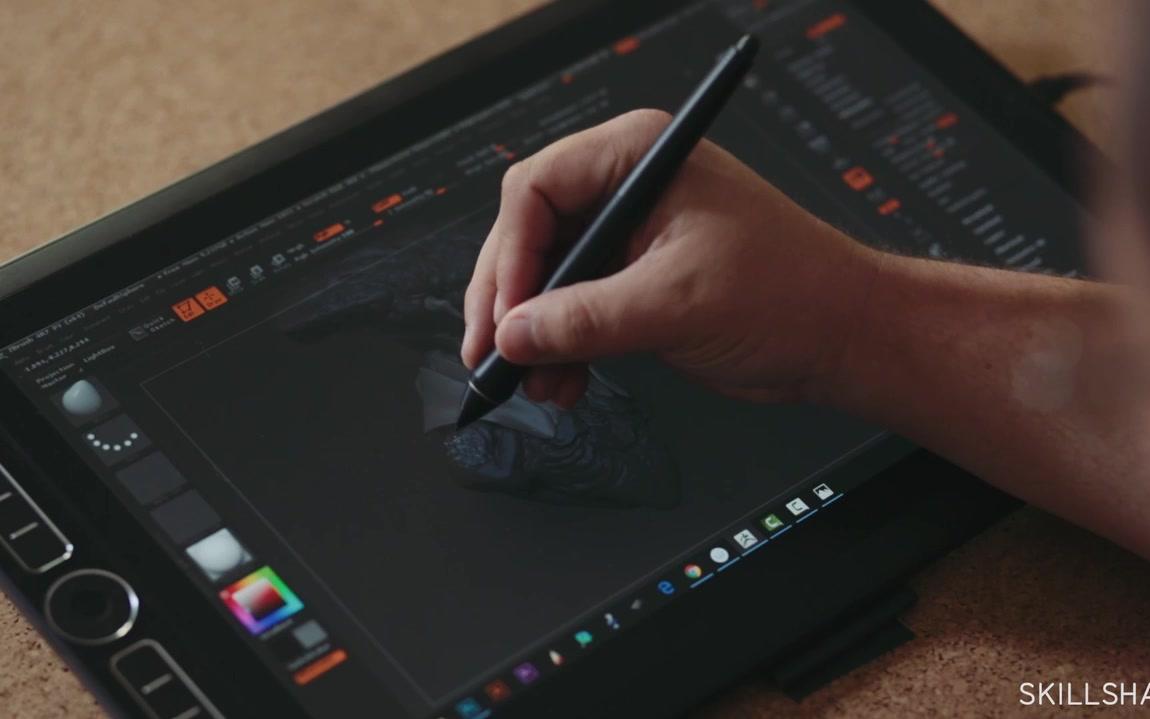 zbrush手绘板概念角色雕刻制作视频教程哔哩哔哩bilibili