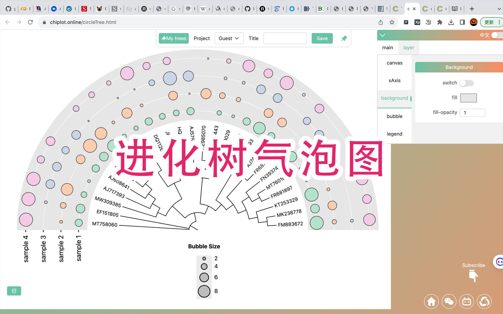 [图]【TVBOT】进化树美化——气泡图