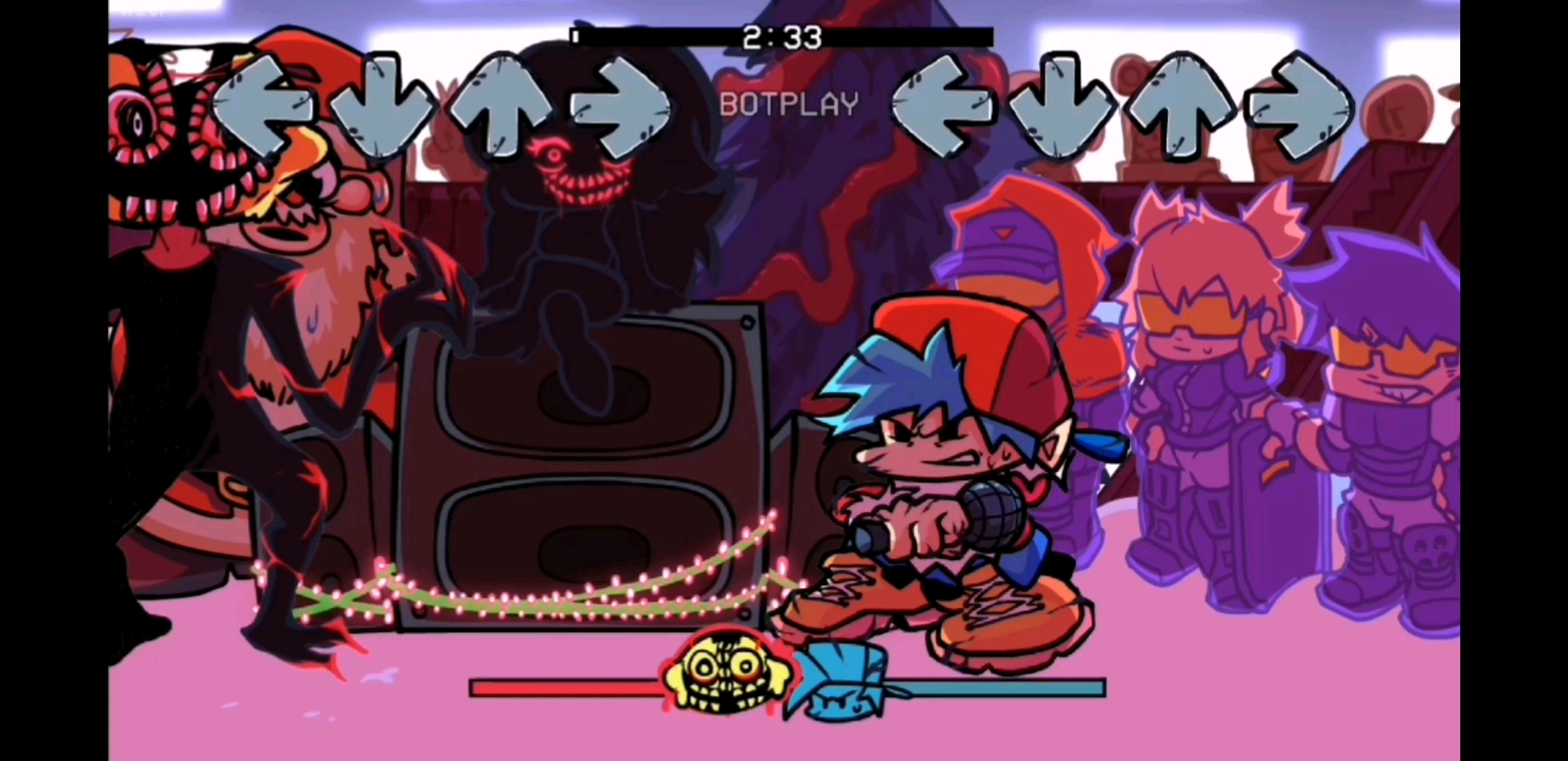 这是吃德芙了吗?【fnf腐化代翻模组mod】(已加高清版自动机器人)