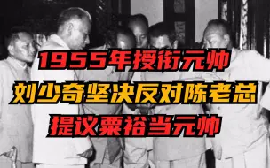 Download Video: 1955年授衔元帅，刘少奇为何坚决反对陈老总，提议粟裕当元帅