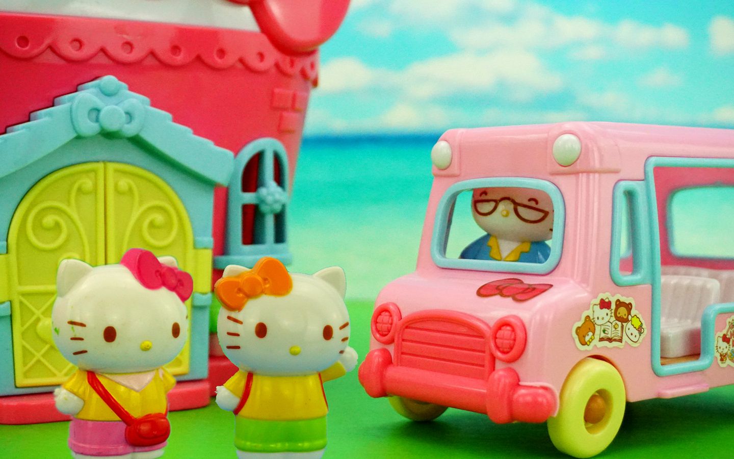 凯蒂猫儿童乐园过家家玩具