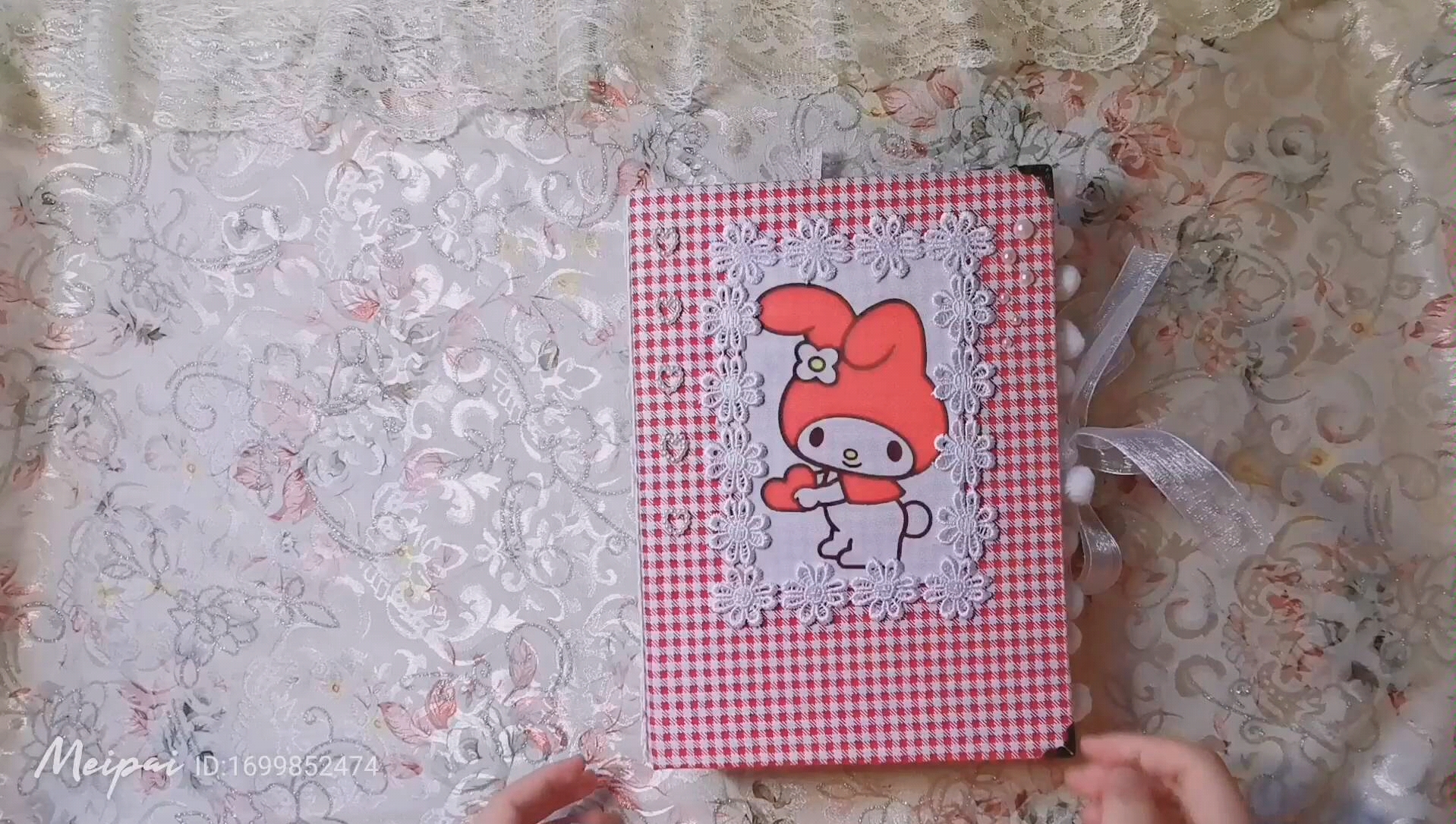 junk journal 可爱小清新 美乐蒂 手工手帐本 实用型 多口袋