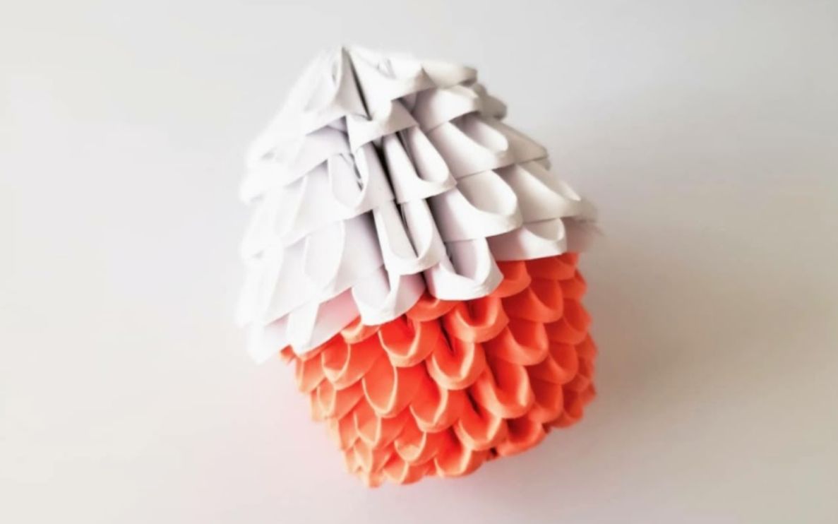 3d折纸77纸杯蛋糕origamicupcake