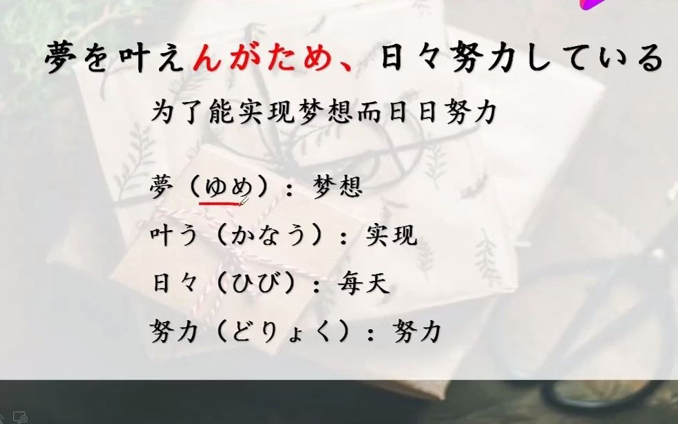 杭州高中生自学日语:“为了实现梦想,日日努力”用日语怎么说?哔哩哔哩bilibili