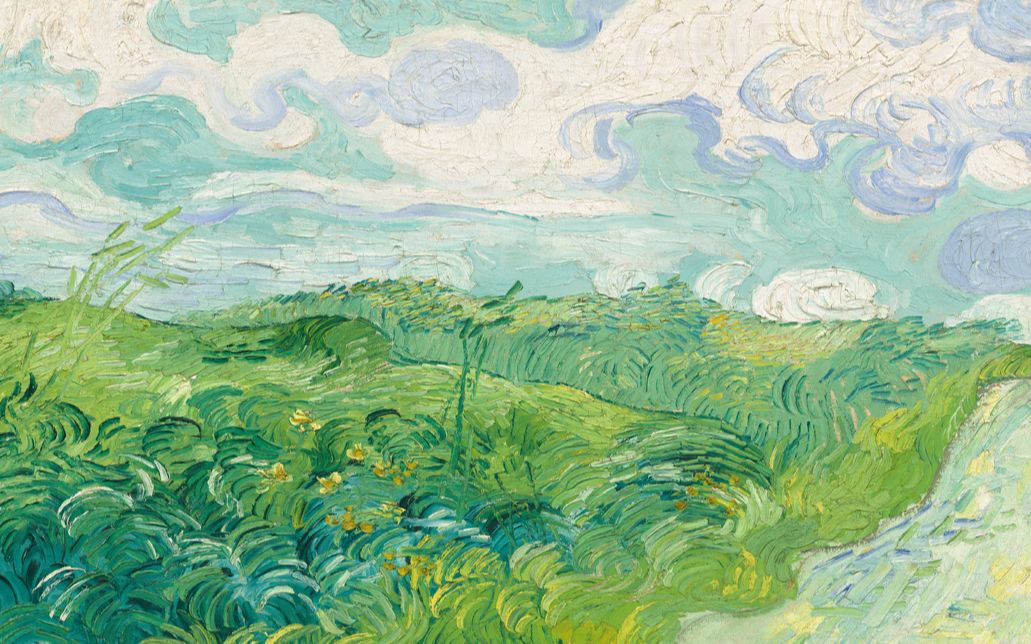 梵高 | 奥维尔的绿色麦田01