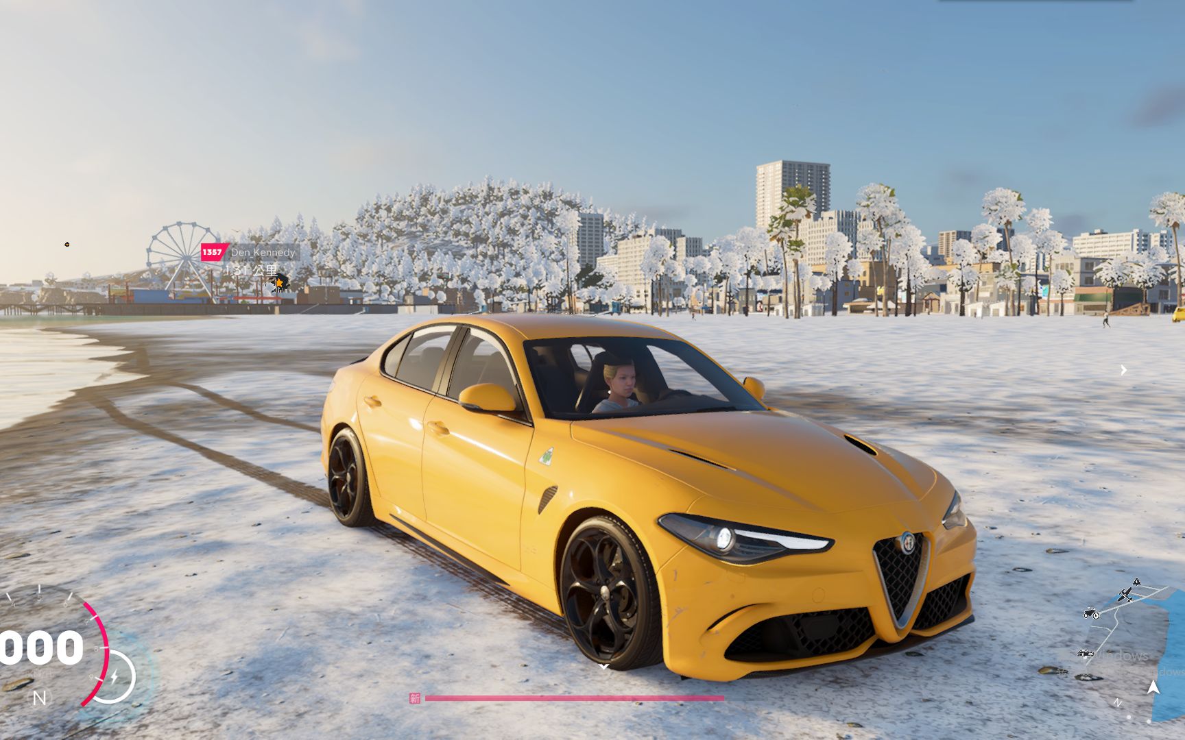 飙酷车神2试玩车居然卡树里了