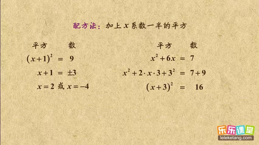 【乐乐课堂】九上数学 2903 配方法哔哩哔哩bilibili