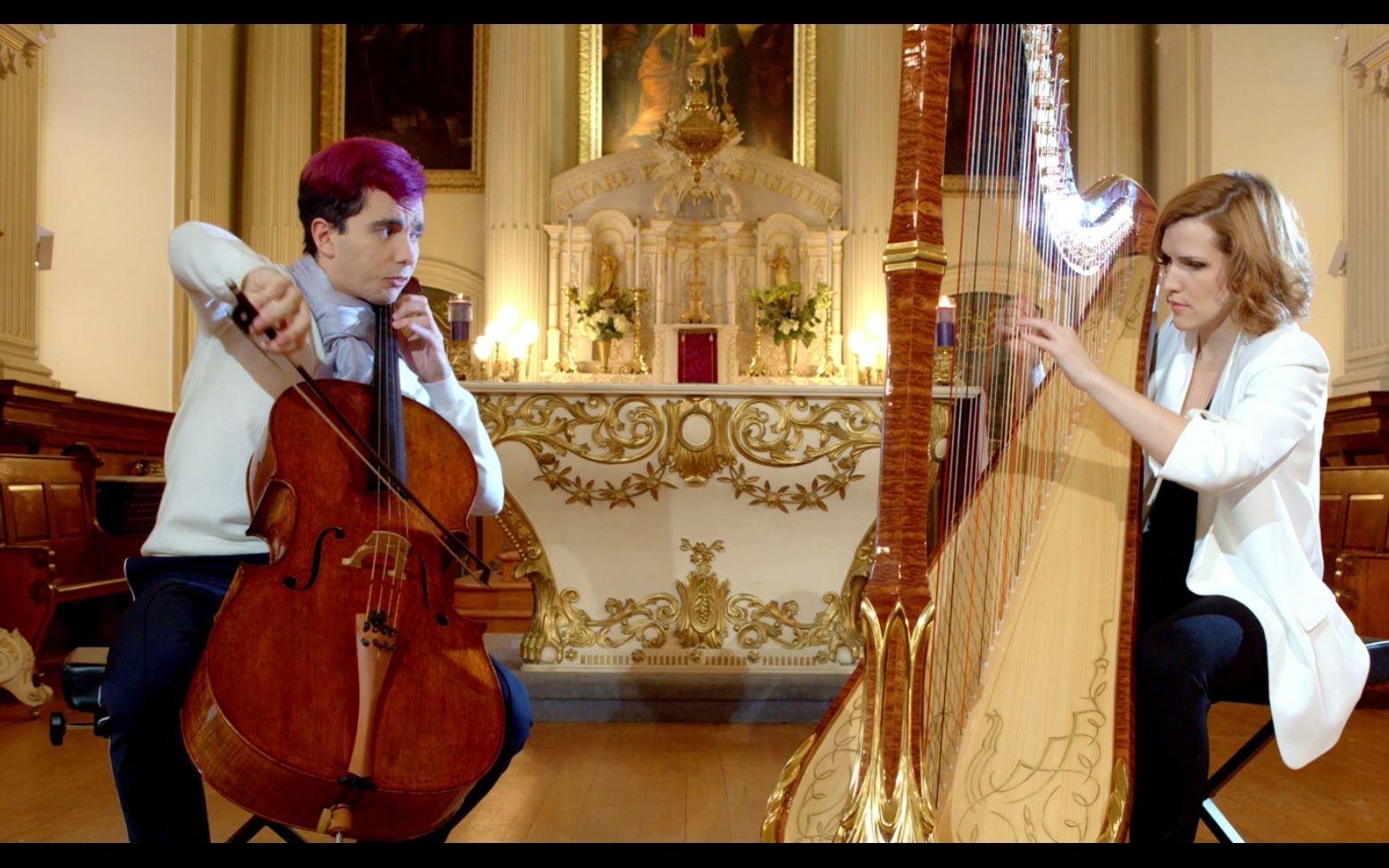 大提琴61竖琴二重奏儒勒61马斯奈meditation丨valériemilot