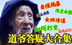 Descargar video: 张至顺 《道爷答疑大合集》 打坐奇怪现象 命数如何改变 鬼魂区别 女性修道 门派典籍阅读