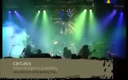 死亡金属祖师爷1991年的尸体乐队CARCASSCorporal Jigsore Quandary(OFFICIAL VIDEO)哔哩哔哩bilibili