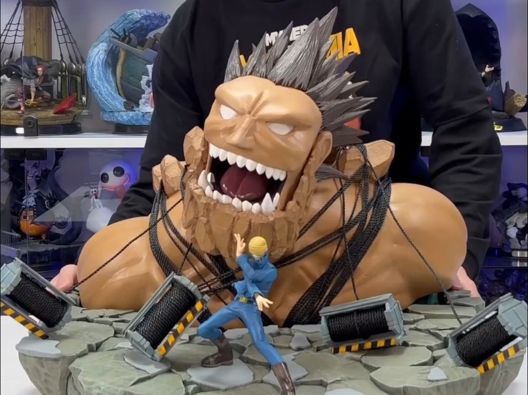 【魔改】 给f赏潮爆牛王增加了巨神兵做背景,这下真的"潮爆"了!