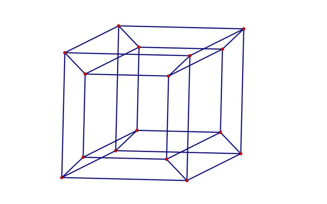 【小明】四维和五维超立方体的展示(密恐)