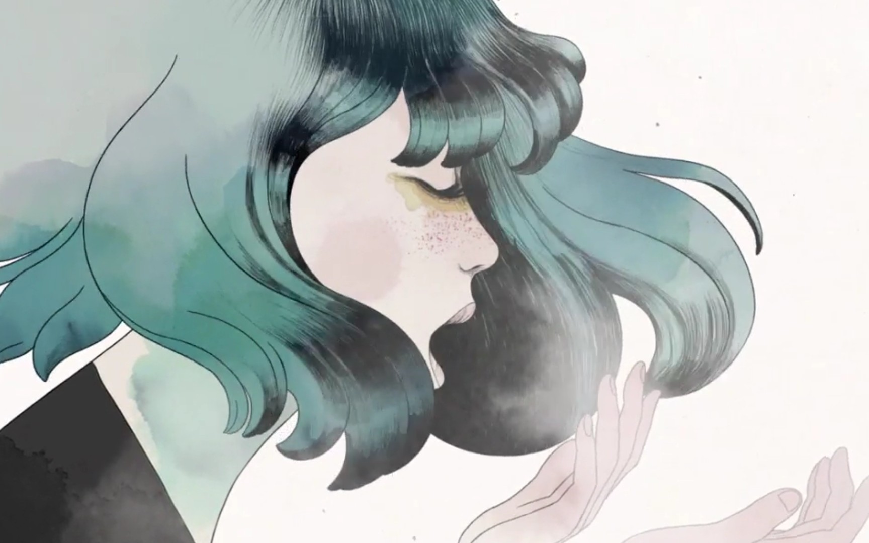 【gris】一款随时随地都能截图做壁纸的游戏!通关画面(超美!